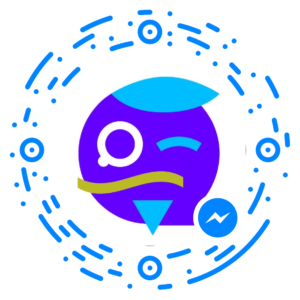 A messenger code. Scan it to talk to Chatler. 