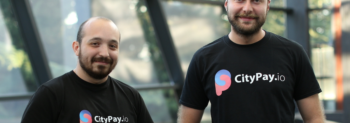 Eralf Hatipoglu and Beka Kemertelidze, co-founders of Citypay.io