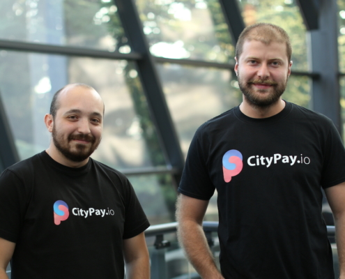 Eralf Hatipoglu and Beka Kemertelidze, co-founders of Citypay.io